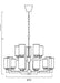 ahern-15-light-pendant-brass-opal_AHERN PE15-BSOP