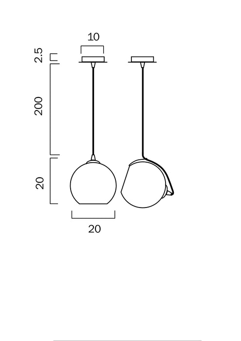 bondi-20cm-pendant_BONDI PE20-SM