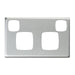 HPM Excel Cover Plates matt silver