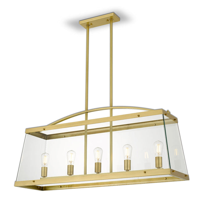 colair-5-light-solid-brass-pendant_COLAIR PE5-BRS