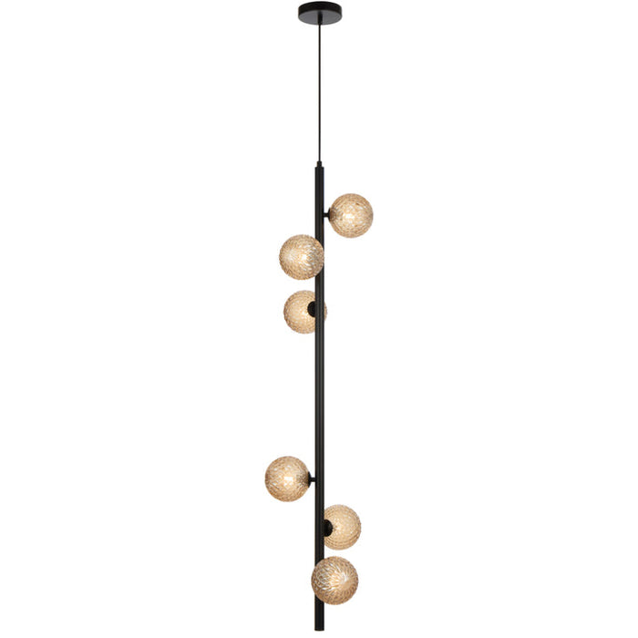 elson-6-light-pendant-black_ELSON PE06-BKAMT