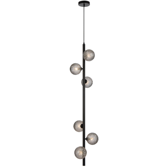 elson-6-light-pendant-black_ELSON PE06-BKSMT