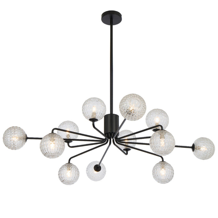 felton-12-light-pendant-black_FELTON PE12BKAMT