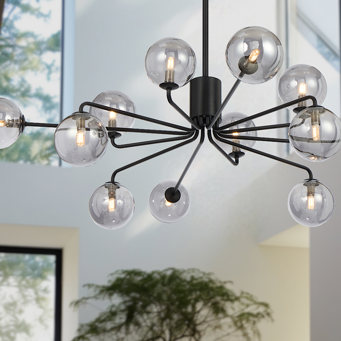 felton-12-light-pendant-black_FELTON PE12BKFRT