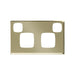 HPM Excel Cover Plates polished brass