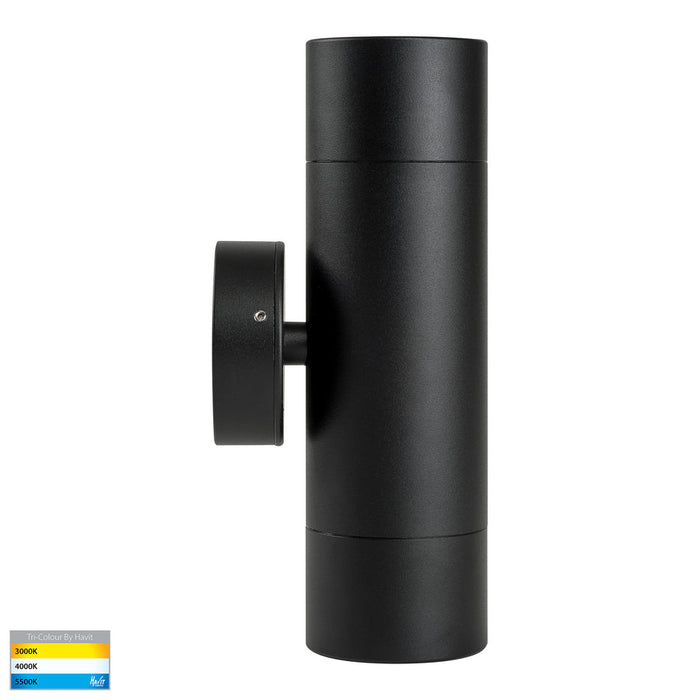 Havit Maxi Tivah TRI Colour Fixed Up & Down Wall Pillar Light Aluminium Black