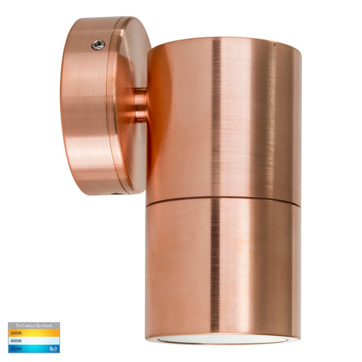 Havit Tivah TRI Colour Fixed Down Wall Pillar Light Solid Copper