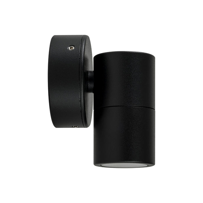 Havit Mini Tivah Fixed Down Wall Pillar Light Aluminium Black