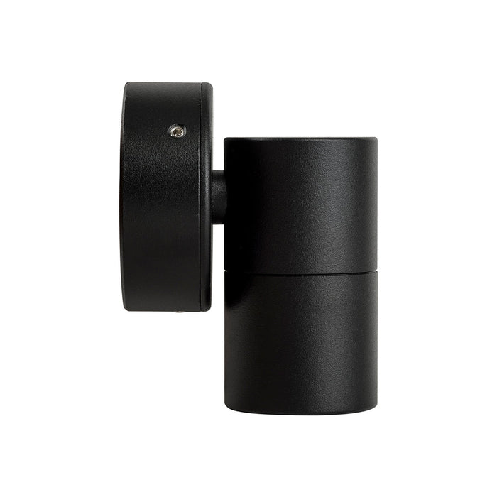 Havit Mini Tivah Fixed Down Wall Pillar Light Aluminium Black