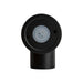 Havit Mini Tivah Fixed Down Wall Pillar Light Aluminium Black