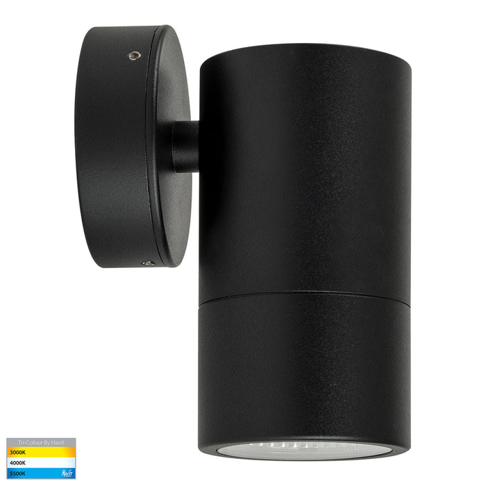 Havit Maxi Tivah TRI Colour Fixed Down Wall Pillar Light Aluminium Black