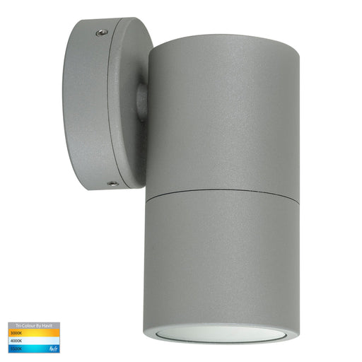 Havit Tivah TRI Colour Fixed Down Wall Pillar Light Aluminium Silver