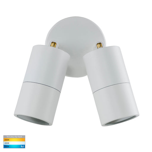 Havit Tivah TRI Colour Double Adjustable Wall Pillar Light Aluminium White