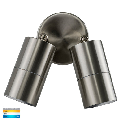 Havit Fortis TRI Colour Double Adjustable Wall Pillar Light Stainless Steel