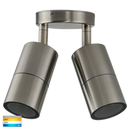 Havit Fortis TRI Colour Double Adjustable Wall Pillar Light Stainless Steel