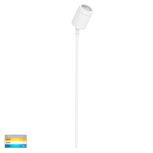 Havit Pointe TRI Colour LED Garden Spike Light White