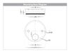 Havit Fortis TRI Colour Fixed Down Wall Pillar Light Mounting Base Diagram