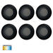 Havit Flame Black CCT 6 x 0.5w LED Deck Light Kit