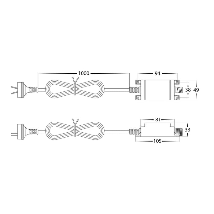 Havit Flame Mini 316 Stainless Steel 6 x 0.5w Deck Light Kit Dimensions