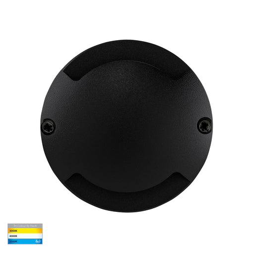 Havit Dome Aluminium TRI Colour LED Two Way Deck Light Black