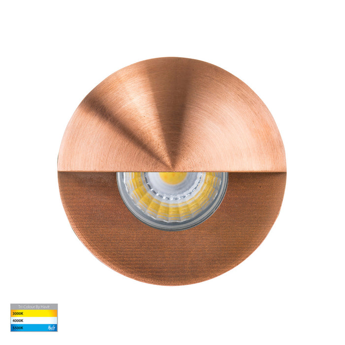 Havit Mini Ollo TRI Colour LED Step Light with Eyelid Solid Copper