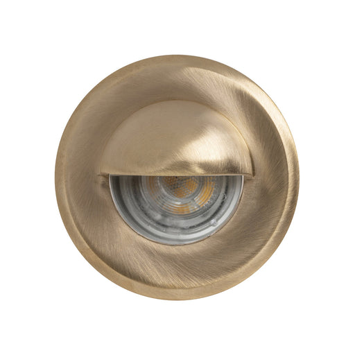 Havit Lokk Recessed LED Wall Light with Eyelid Brass