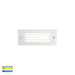 Bata Recessed TRI Colour 3W LED Brick Light With Grill Cover White