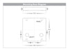 Seefore Square Step Light Mounting Base Diagram