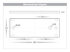 Shim TRI Colour LED Step Light 301mm Mounting Base Diagram