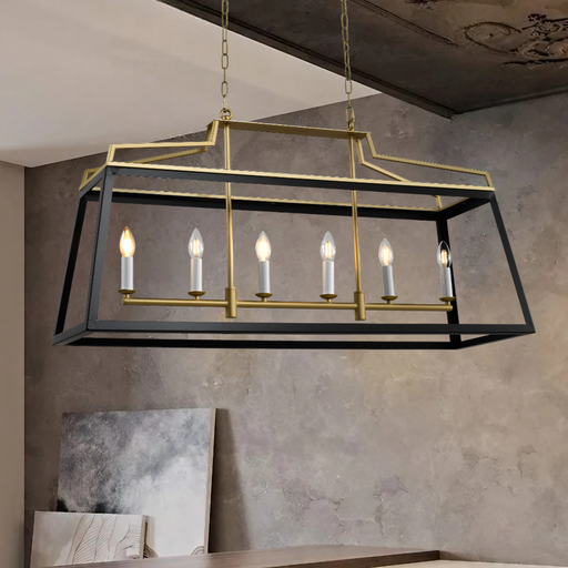 Telbix Monteal 6 Light Pendant Lifestyle Image