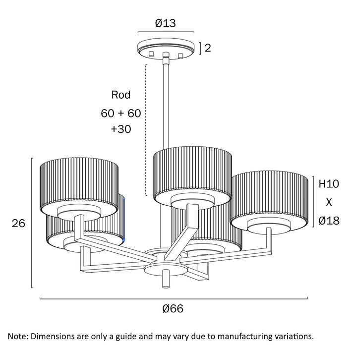 moreno-5-light-pendant_MORENO PE5-BK