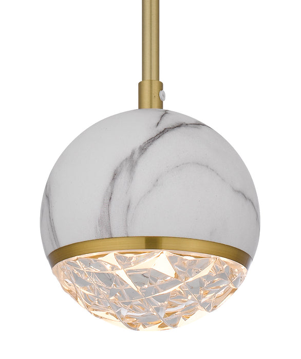 Telbix Oneta 1 Light Pendant White