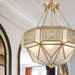 Telbix Overton CTC Pendant Light Brass Lifestyle Image