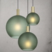 Telbix Patino 40cm Pendant Light Green Lifestyle Image