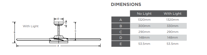 Revolution 3 with light dimensions