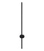 Saber Linear LED Dual CCT Wall Light Black