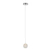 Telbix Segovia 1 Light Pendant Chrome