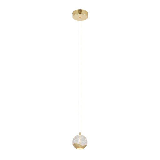 Telbix Segovia 1 Light Pendant Gold