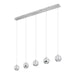 Telbix Segovia 5 Light Bar Pendant Chrome