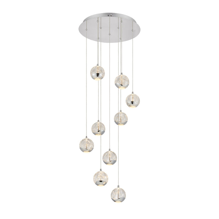 Telbix Segovia 9 Light Pendant Chrome