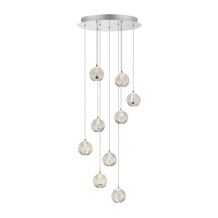 Telbix Segovia 9 Light Pendant Chrome