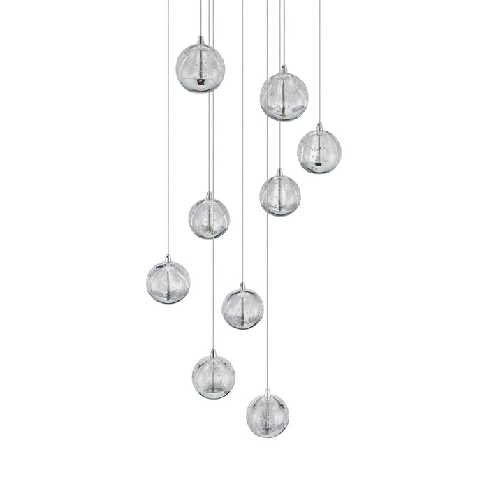 Telbix Segovia 9 Light Pendant Chrome