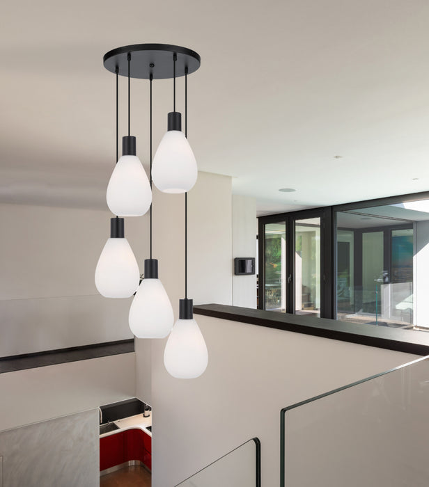 Telbix Tresor 5 Light Pendant Lifestyle Image