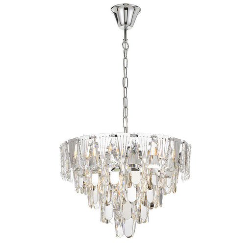 Telbix Valerie 50cm Pendant Light Chrome