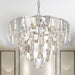 Telbix Valerie 50cm Pendant Light Chrome Lifestyle Image