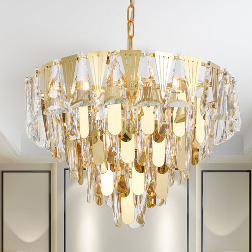 Telbix Valerie 50cm Pendant Light Gold Lifestyle Image