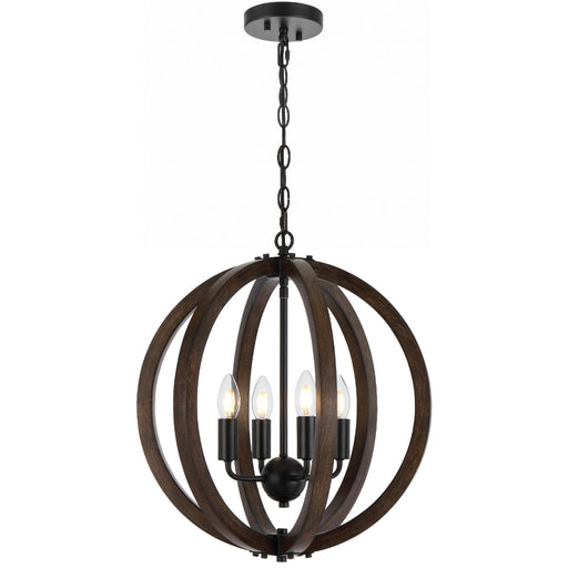 vestal-4-light-pendant_VESTAL PE4-BK