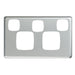 HPM Excel Powerpoint extra switch cover matt silver