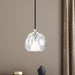 Telbix Zaha 1 Pendant Light Chrome Lifestyle Image