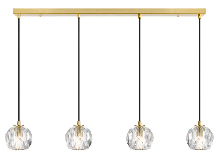 Telbix Zaha 4 Pendant Antique Gold